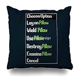 NBTJZT Throw Pillow Cover Square 18x18 Inches Runescape Choose Option Decorative Pillow Case Home Decor Pillowcase