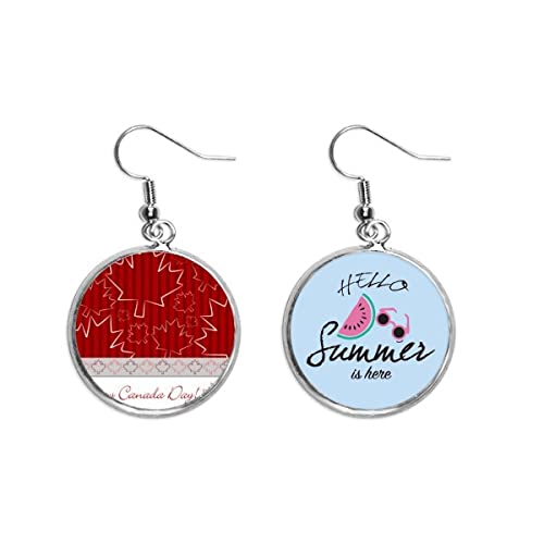 Pendientes de sandía ideales para looks de playa y fiestas de verano