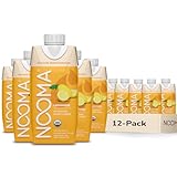 NOOMA - Hydrating Sports Drink - Electrolyte Drink with Organic Coconut Water - Organic & No Added Sugars - Rapid Hydration - 30 Calories & 505mg Electrolytes - Lemonade - 12 Pack (16.9oz each)