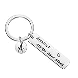 MAOFAED Architect Gifts Architecture Gifts Architecture Student Gift Architect Always Have Plans Archi keychain (Architect Gifts)