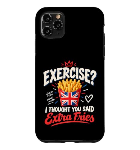 �G�N�T�T�C�Y I Thought You Said Extra Fries UK�t���b�O �X�}�z�P�[�X iPhone 11 Pro Max �p