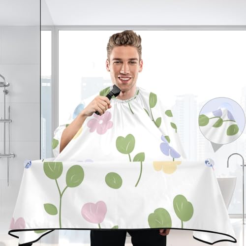 Capa para cortar cabello impermeable profesional MAOBLYR con cierre ajustable de broche para peluquería y estilismo miniatura 6