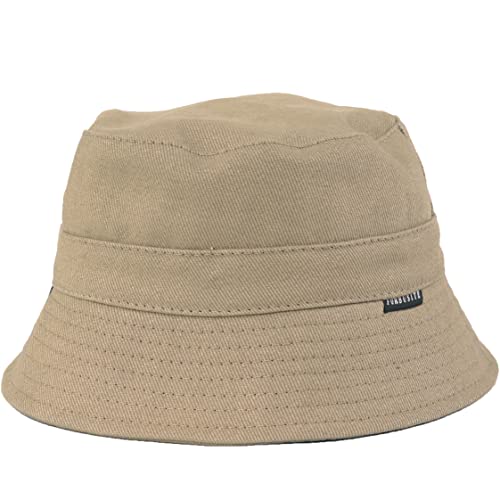 FORBUSITE Modisch Unisex Sonnenhut Strandhut Fishermütze Outdoor-Hut 100% Baumwolle Cover