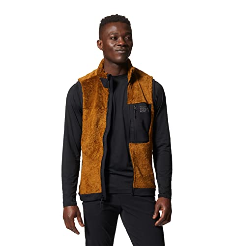 Image of Mountain Hardwear Men's Polartec High Loft Vest, Golden Brown, L