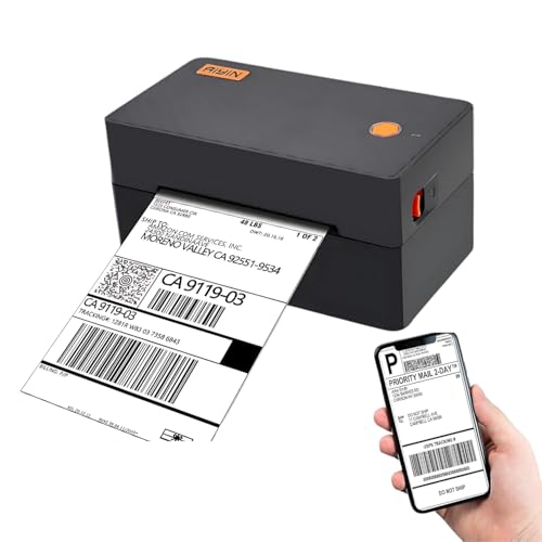 Image of ARVOX A81 Pro Bluetooth + Usb Direct 4x6 inch Shipping Label Printer|Adjustable Label Size|203Dpi Resolution 152Mm /S Monochrome Printing Speed Compatible With Windows,Mac,Linux Chrome Os (2 Year Warranty)