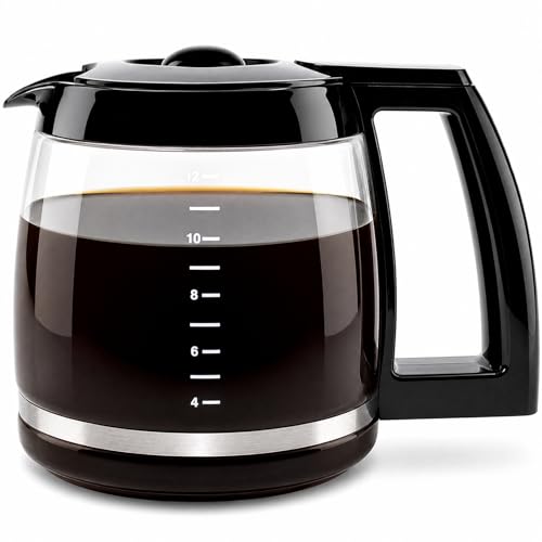 12-Cup Coffee Carafe Replacement for Cuisinart Coffeemaker, Pt. DCC-1200PRC