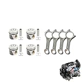 Engine Pistons Conrods Fit 2.0 L L4 DIESEL FOR 204DTD 204DTA AJ200 2.0L LR073817 G4D36110BB G4D36K109BB 083155