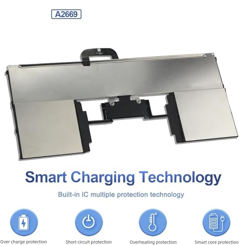 Image of A2669 A2681 Laptop Battery for Ma /Book AIR 13 inch M2 2022 A2681 661-26150 MLY33LL /A MLY43LL /A MLY13LL /A MLY23LL /A MLXX3LL /A MLXW3LL /A MLXY3LL /A MLY03LL /A Series Notebook 11.54V 52.6Wh (A2669)