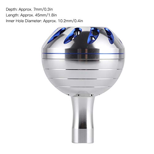 Alomejor Griffknopf für Angelrollen 1,8-Zoll-Umrüstgriff für Ganzmetall-Angelräder für S/D/A-Angelrollen – Bild 6