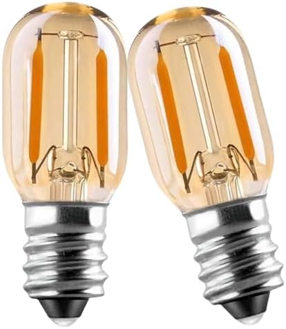 Ampoules LED E14 1.5W équivalent 15W - Blanc Chaud 3000K - Lot De 2 Pour Frigo, Lampe De Chevet, Machine à Coudre - Non Dimmable