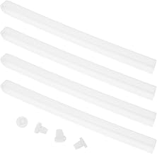 IMIKEYA 4 x Plastic Drawer Runners 18.5 cm: Drawer Slider for Drawer 17 mm Grooved – Easy to Install Guide Rail for Cabinets Furniture