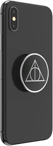 Miniatura 3 de PopSockets Agarre para teléfono con soporte expansible, Harry Potter PopGrip - Esmalte Deathly Hallows