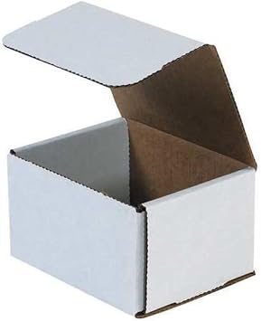 5 x 4 x 3" White Corrugated Mailers