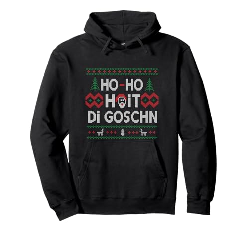 Lustiges Ho-Ho-Hoit Di Goschn Weihnachtsmotiv Ugly Christmas Pullover...