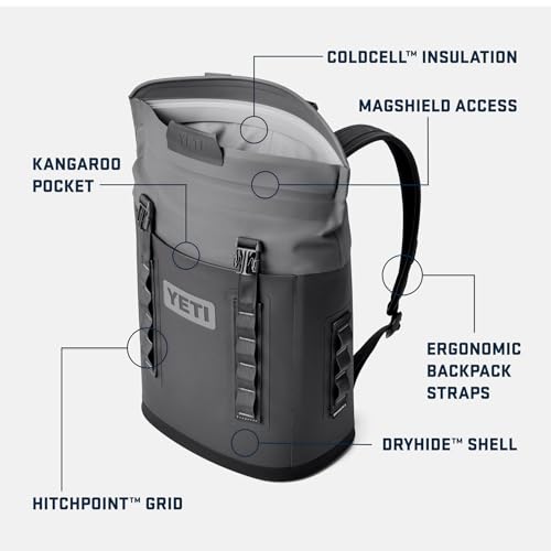 YETI Hopper M12 Backpack Soft Sided Cooler with MagShield Access, Cherry Blossom by YETI - Image 2