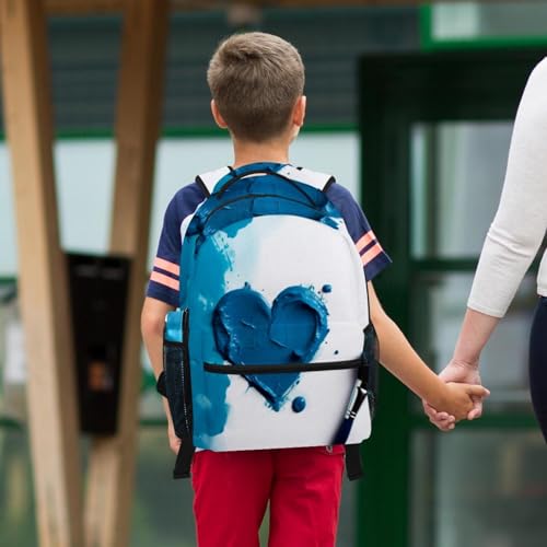 Sac à dos daypack multicolore étudiant avec trousse à crayons intégrée - 6