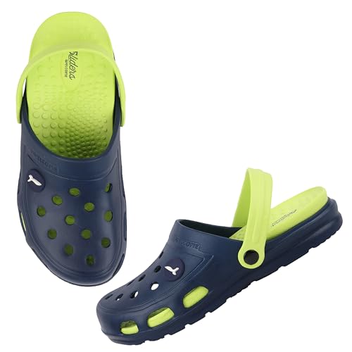 Image of Welcome Men's Casual Clogs /Sandals with Adjustable Back Strap for Adult | Comfortable & Light Weight | Stylish & Anti-Skid | Waterproof & Regular Flipflops