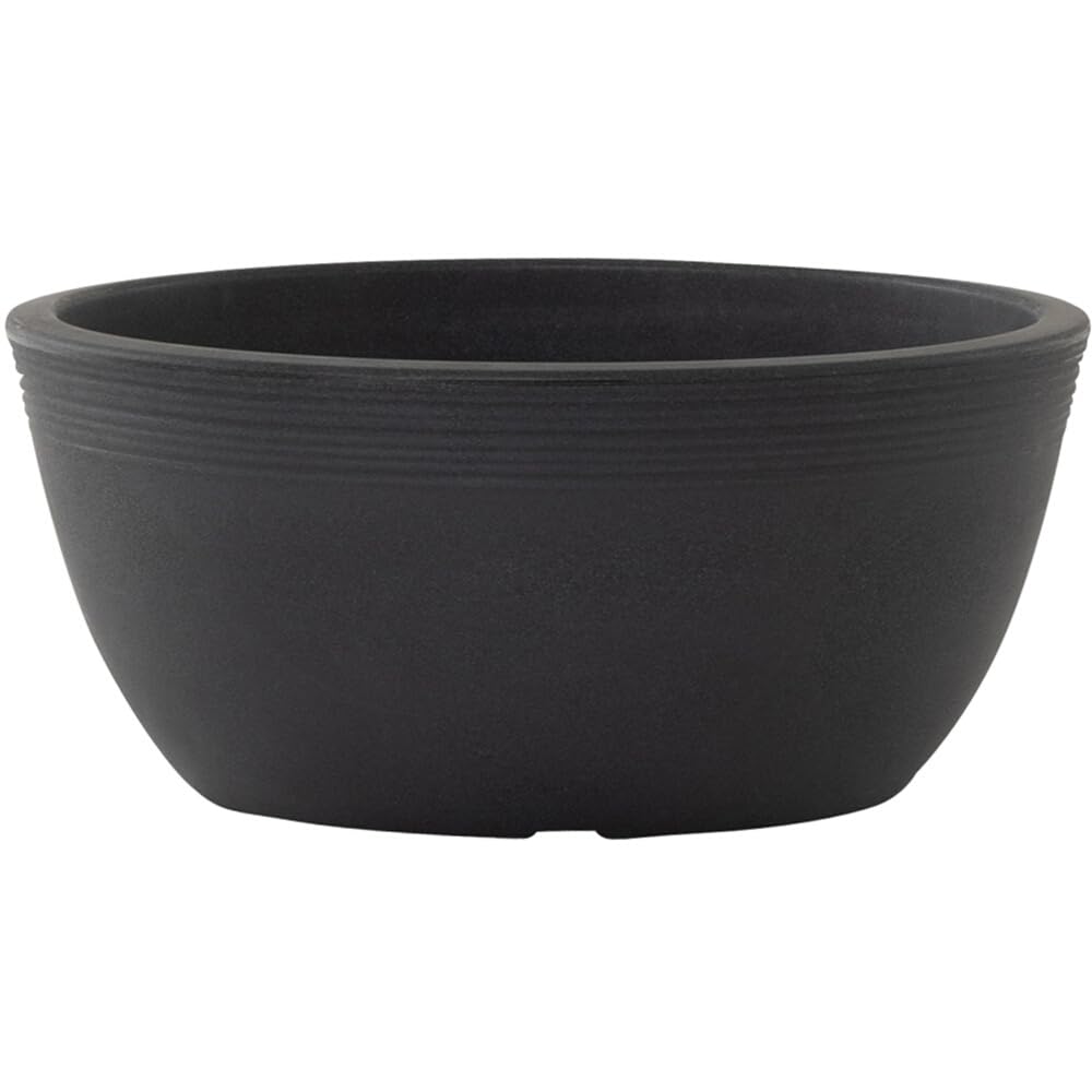 Siena Garden Bac à Plantes Malaga 48 Anthracite Ø 48 cm x 22 cm