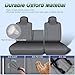 Yudara Custom-Fit Front Seat Cover for 2006-2025 Isuzu NPR, Premium Automotive Bucket Seat Cover with Molded Headrests, Airbag Compatible, Quick Setup Interior Cover for 2006-2025 Isuzu NPR