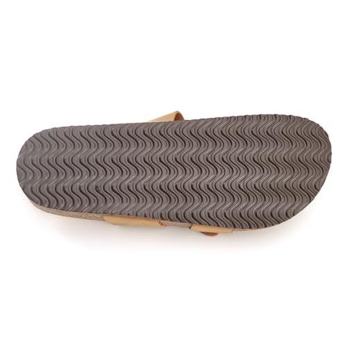 E E EMPTY Sandals Women Project Cloud Adjustable Double-Buckle Smooth Sandals, Comfortable Cork Sandals Suitable for Both Men and Women, with Bow Support4