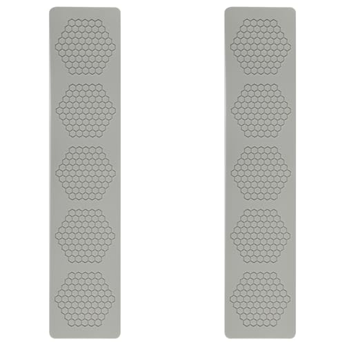 Rumyve 2pcs Honeycomb Molds,Chocolate Cake Baking Mold,Honeycomb Shape Embossing Mat Chocolate Mould for Baking Fondant Cupcake Cake Decorating