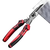 Zum Schneiden Von Metallen - 11,5 cm / 4,5 Zoll Luftfahrtschere | Aluminiumschere | Für Industriebau Kupfer Zinn Edelstahl Aluminium Kupferdraht Metall