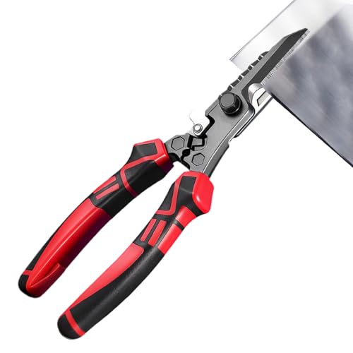 Ihdjasg Cizallas De Metal - Tijeras de Aviación - Cizalla para Alambre | Para Chapa Metálica, Estaño, Construcción Industrial, Aluminio Y Alambre De Cobre