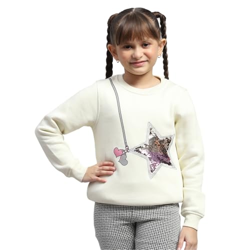 Image of Monte Carlo Girls Printed Round Neck Full Sleeve Sweatshirt (523063565)