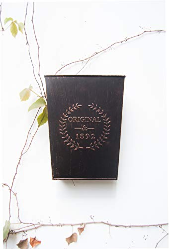 Lesen Rustic Metal Wall Planter Country Home Hanging Wall Vase Pocket For Plants Or Flower Indoor Or Outdoor Farmhouse Wall Decor,Set Of 2… #TOP6