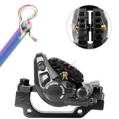 HOUSON Fahrrad Bremssattel Schraube, Fahrrad Befestigungsbolzen Scheibenbremsbolzen Befestigungs Schraub für Mountainbike Radfahren Bremsbolzen Zubehör