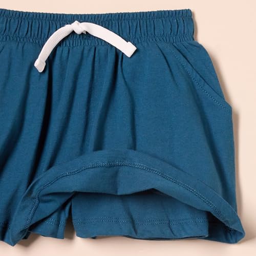 Amazon Essentials Girl's Knit Skorts with Elastic Waist and Built-in Breathable Shorts