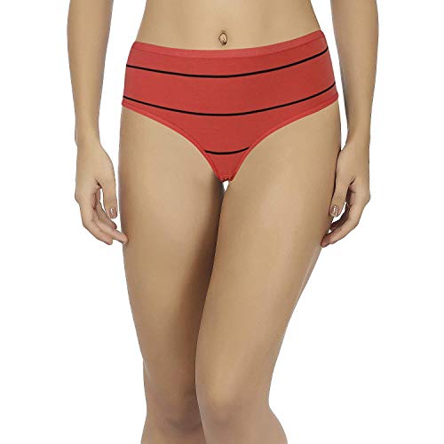 Image of Good Connection Womens Cotton Hipster Panty, Multicolor Panties with Strechable Soft Waistband for Extra Comfort