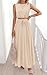 PRETTYGARDEN 2 Piece Sets for Women Summer Outfits 2026 Fashion Cotton Sleeveless Crop Top Long Maxi Skirt Set with Pockets (Beige, Large)