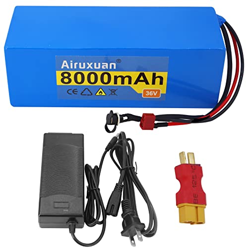 Airuxuan 36V Ebike Battery 8Ah 36V Lithium Battery...