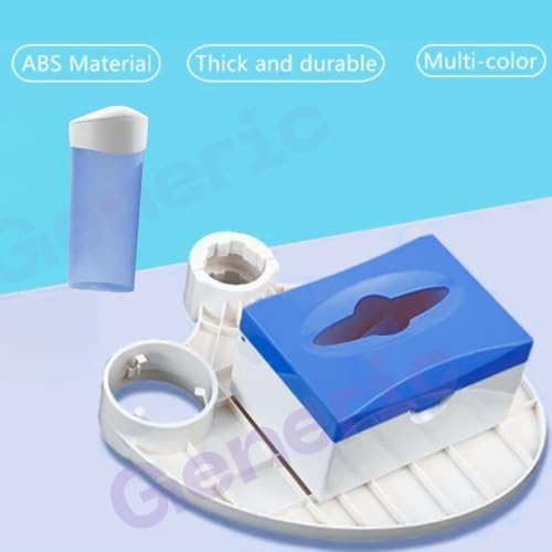 Image of Dental 3 in 1 Utility tray with Dispenser Water Cup Holder, Tissue Box & Utility Tray for Dental Implant of dental chair parts (Pack of 1 / Blue)