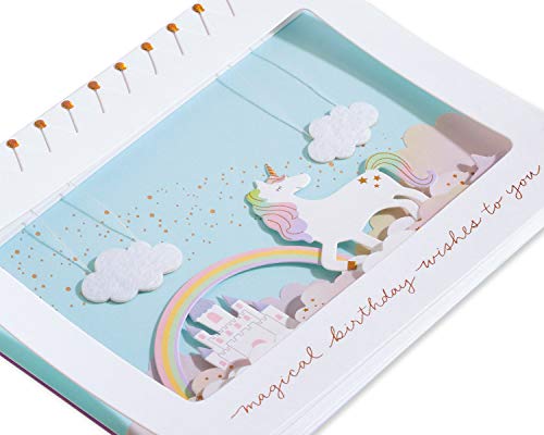 Image of Papyrus Unicorn Birthday Card for Girl (Magical Birthday)