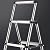 Folding Ladder Ladders,One-Click Folding Telesladder, Step Ladder, Retractable Aluminum Alloy Ladder Multi-Position, Adjustable and Folding Ladder A-Frame Stepladder