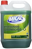 Es biodegradable Mical Profesional Limpiatodo Amoniacado Eficaz Contra La Grasa - 5000 ml