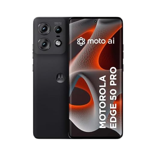 Smartphone Motorola Edge 50 Pro 5G - 256GB 24GB (12GB RAM+12GB Ram Boost) 50MP Ultra-Pixel AI Camera IP68 NFC - Preto (Recondicionado)