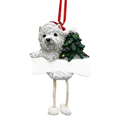 Westie Puppy Ornament with Unique 