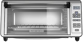 Black+Decker TO3290XSBD Toaster Oven, 8-Slice, Stainless Steel
