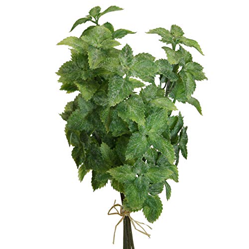 Floratexx Künstlicher Minze Bund mit 4 Trieben ca 30 cm. Minze, Minzen, Gewürz, Kräuter. GRÜN. Art.: 23296 07