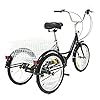 20 Inch Adult Tricycle for Seniors Bicycle 8 Gears 3 Wheel Tricycle Bicycles Cruise Tricycle Trike for Adult and Seniors #2
