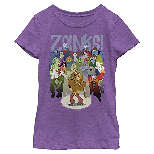 WARNER BROS Scooby Doo Bad Crowd Girl's Heather Crew Tee