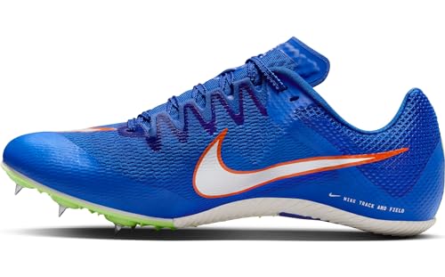 Nike Rival Sprint Track & Field Sprinting Spikes (DC8753-401, Racer Blue/Lime Blast/Safety Orange/White) Size 10 - Image 12