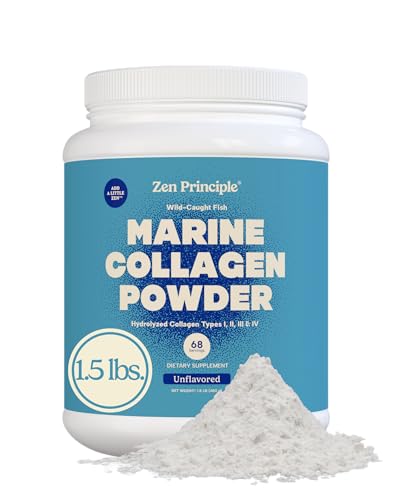 Zen Principle Marine Collagen Peptides Powder...