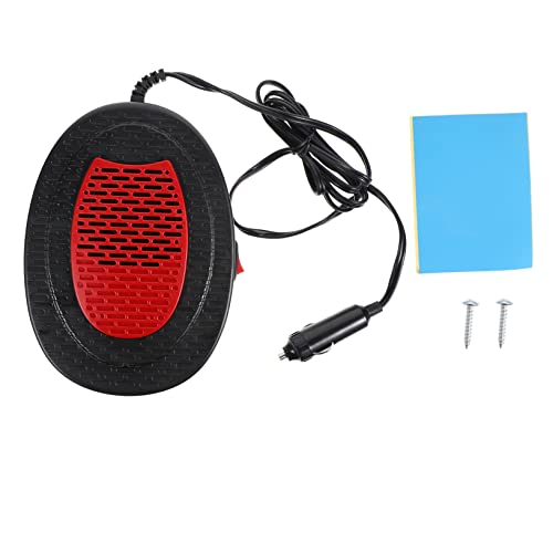 GRIRIW Battery Operated Car Heater 150w 12v Windshield De-icer Defroster Warm Air Blower for Car Camping