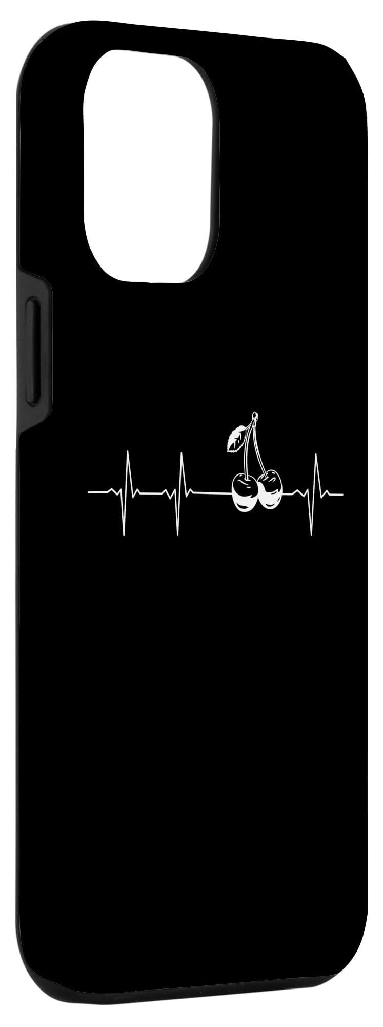 iPhone 14 Plus Cherry Heartbeat Nature Vegetable EKG Pulse Case - Image 3