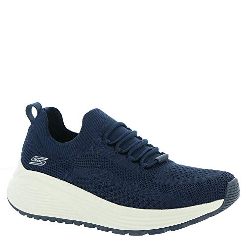Image of Skechers Women's Bobs Sparrow 2.0-Allegiance Crew Sneaker, Navy, 9