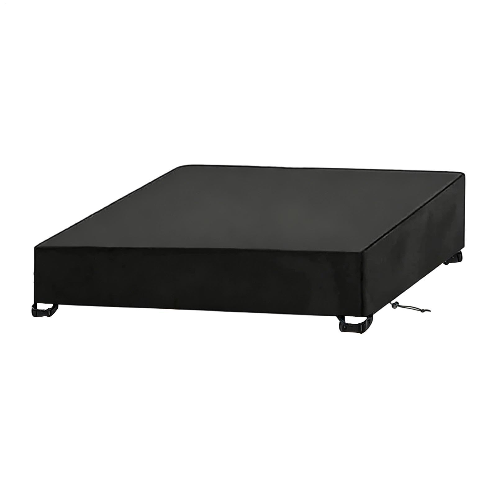 Housse de table d'extérieur carrée Oxford 420D imperméable pour mobilier de jardin